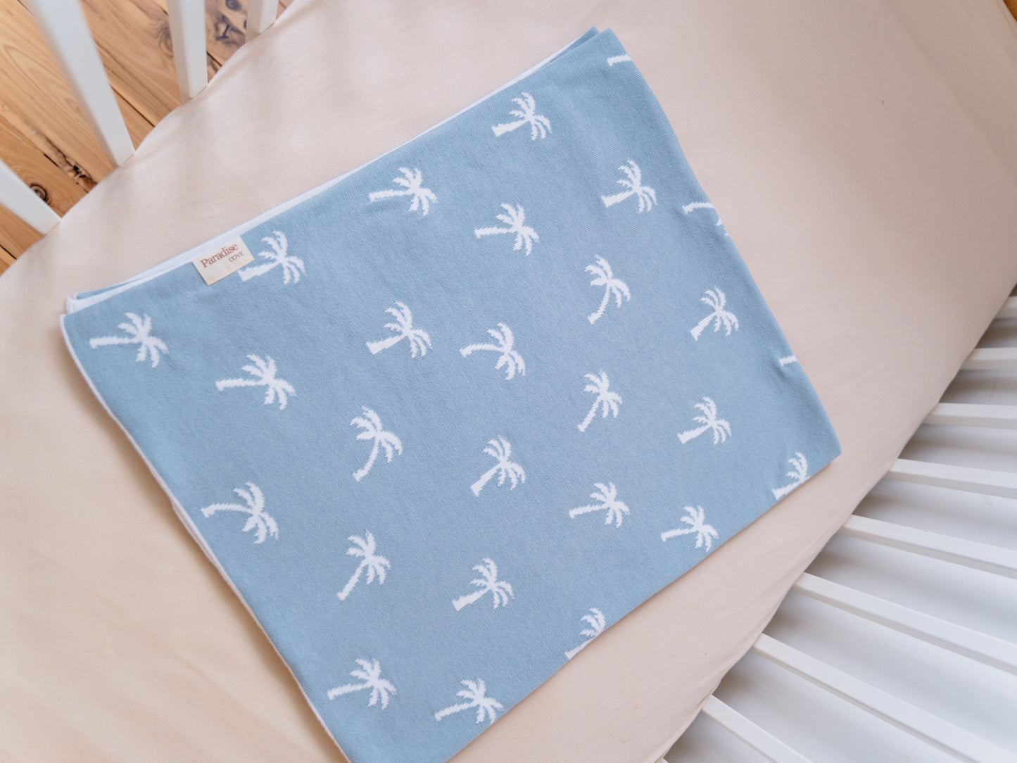 OCEAN PARADISE - KNITTED BLANKET
