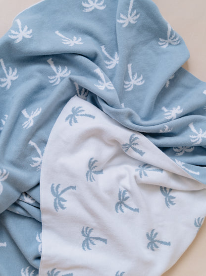 OCEAN PARADISE - KNITTED BLANKET