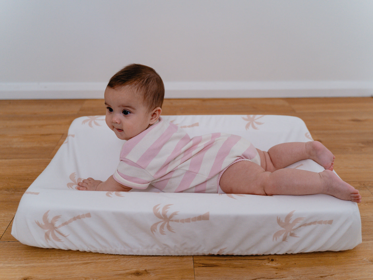 LITTLE PALM CHANGE TABLE COVER/BASSINET SHEET - WATERPROOF